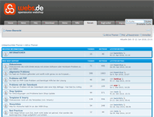 Tablet Screenshot of forum.webs.de